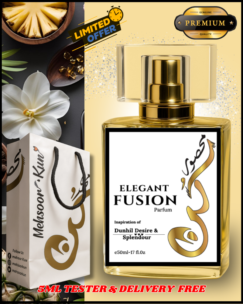 ELEGANT FUSION – Sweet & Spicy Perfume for Men & Women | Blend of Dunhill Desire & Splendour